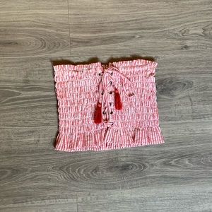 Pink tube top